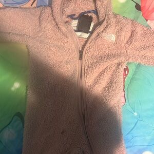 The North Face Light Pink Fleece Onesie
